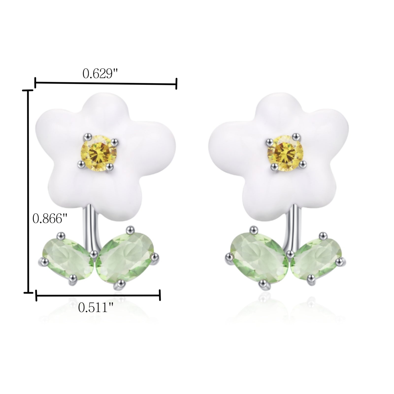 “spring” Flower earrings