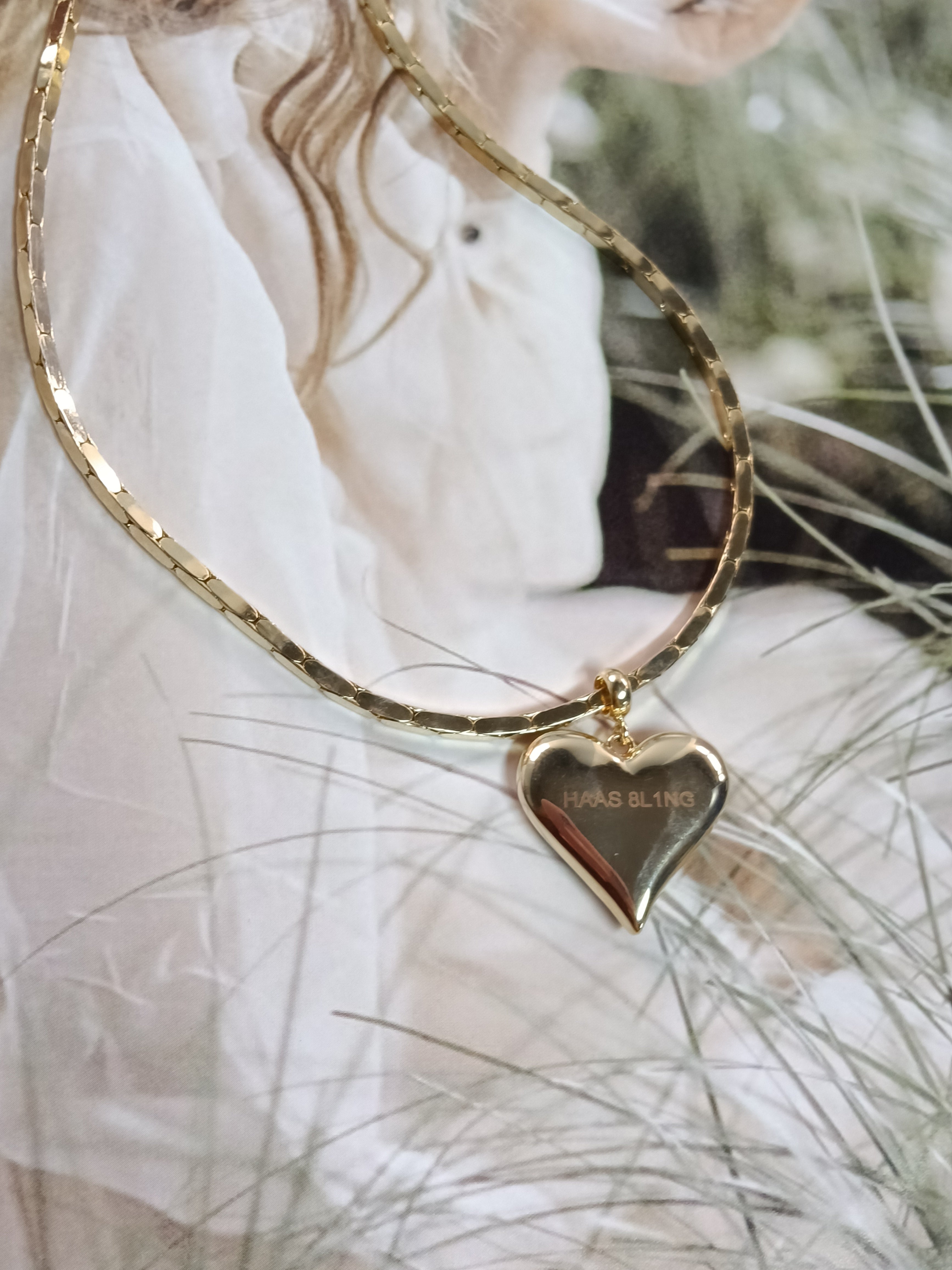 sweet cool  Heart Necklace